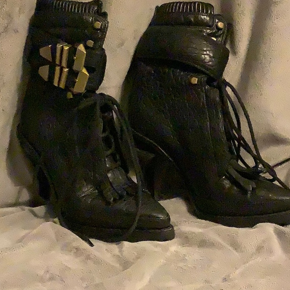 Alexander Wang Lace up Booties